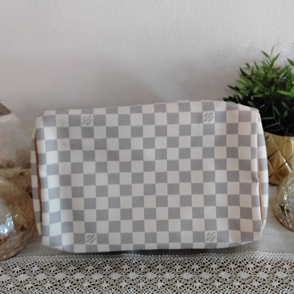 AUTENTIC Louis Vuitton Damier Azur Speddy 30 - Picture 16 of 16